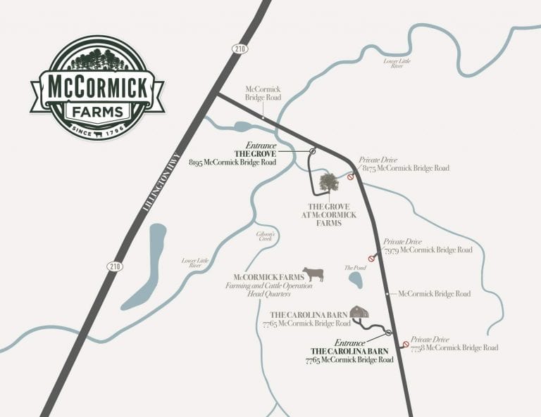 Floor Plan & Estate Map The Carolina Barn The Carolina Barn